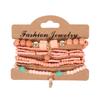Bohemian bracelet creative tassel multi-layer beaded bracelet