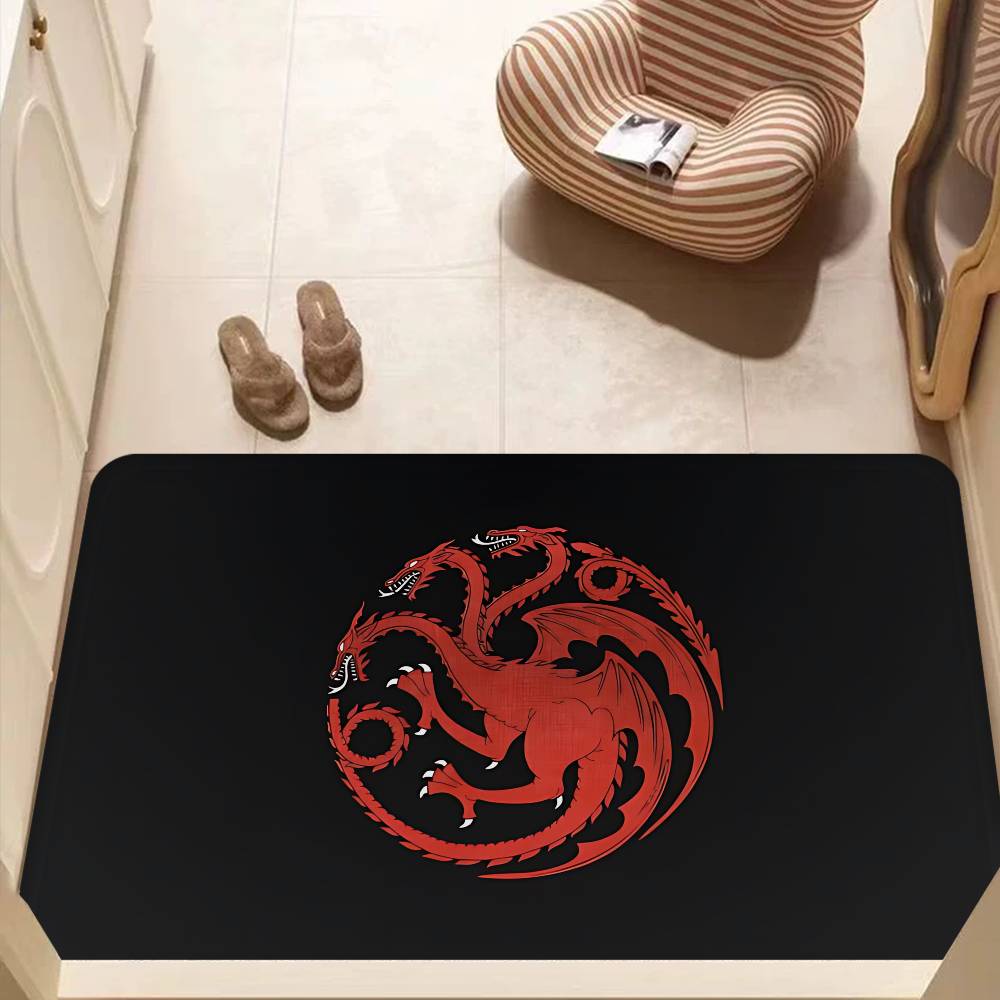 Popular TV Series G-Game Of T-Thrones Room Mats Anti-slip Absorb Water Long Strip Cushion Bedroon Mat Household Carpets