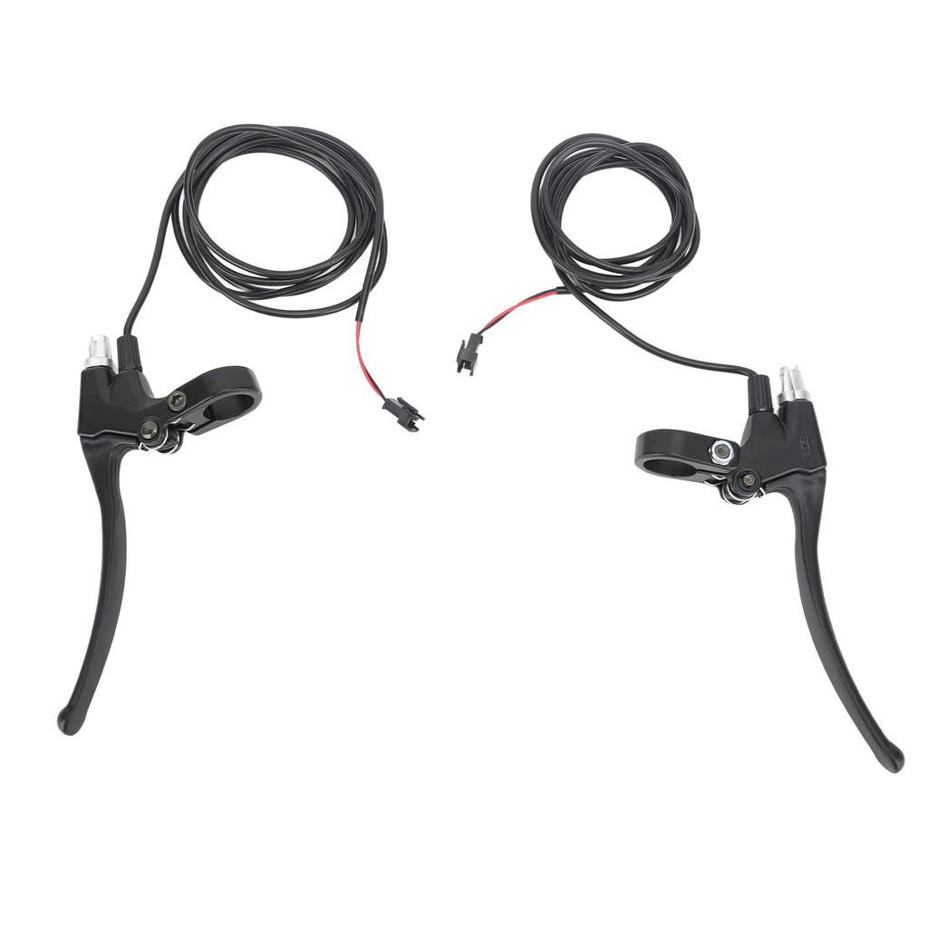 1 Pair Brake Lever Replacement Left Right Brake Handle with Brake Line for KUGOO M4 10in Electric