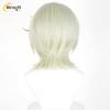 Anime TRHO Paine Short 35cm Light Green Cosplay Anime Wig Heat Resistant Synthetic Hair Halloween Party Wigs + Wig Cap