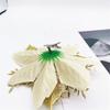 10 stk Juleblomst Fjærklemmer Mini Metallklemmer Elastiske Rustfrie Lettvekts Gjenbrukbare Ingen Deformasjon Juletre Blomsterpynt