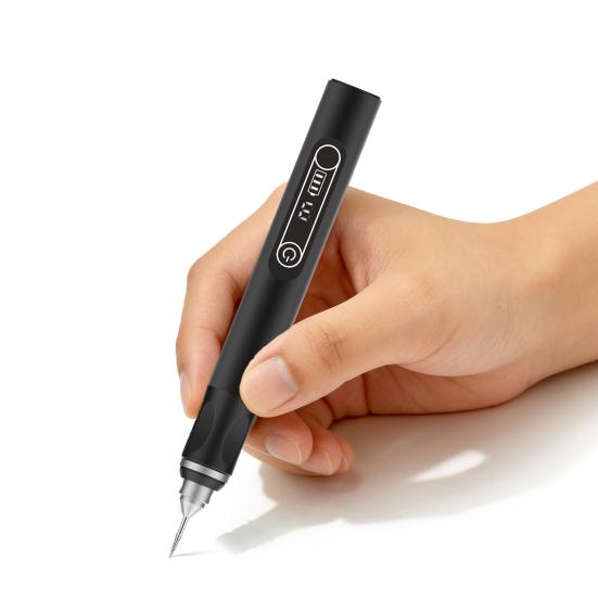 Precision Drilling Pen for Leather Cordless Engraving Machines with Bits, USB Rechargeable Mini Electric Engraver Etching Wood Carving Tool