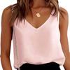 Women's 2024 European & American Silk Satin Camisole - Sexy, Non-slip, Soft Shoulder Strap Vest
