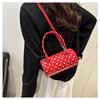 1Pc  New Summer Handbag Small Bag Bag Women's Premium Polka Dot Niche Pillow Bag Single Shoulder Messenger Bag
