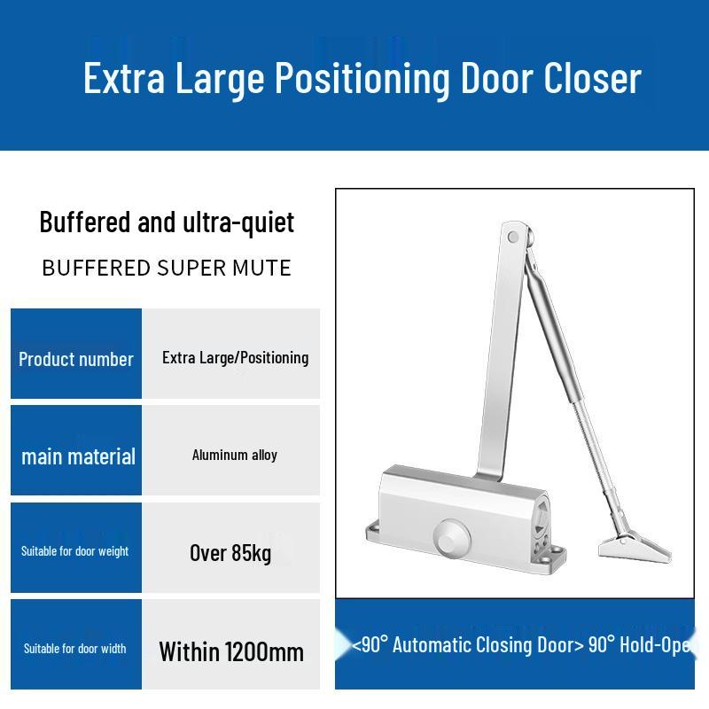 Automatic Fire Door Hydraulic Buffer Closer for Household Push-Pull Doors