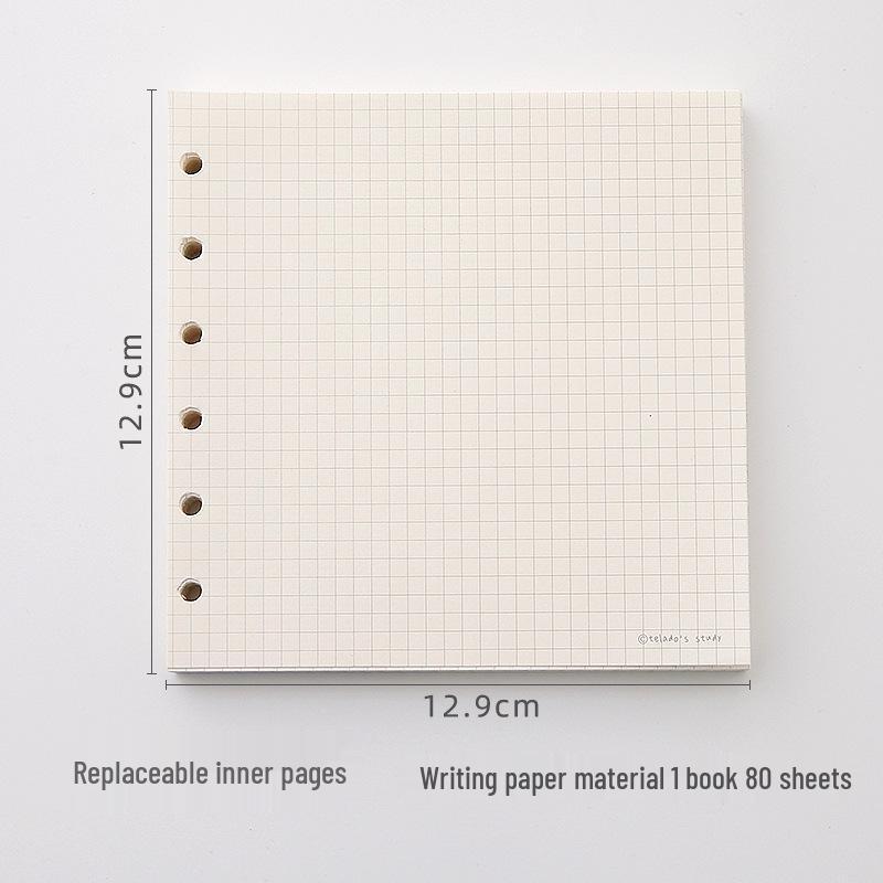 Tirado Abu Detachable Square Loose-Leaf Cute Girly Notebook