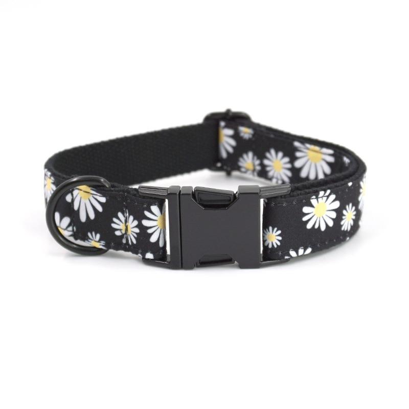 Cute Printed Pet Dog Collar Laser Engraved Dog Collar
