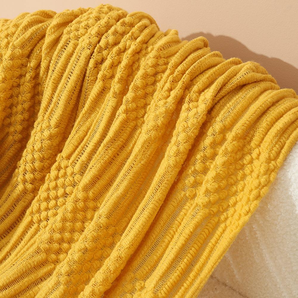 Soft Nordic Knitted Blanket Breathable Nap Blanket Universal Sofa Plaid Blanket Office