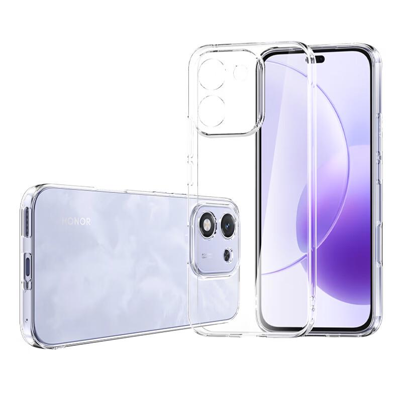 ESCASE Clear Shockproof TPU Case for Honor X70i