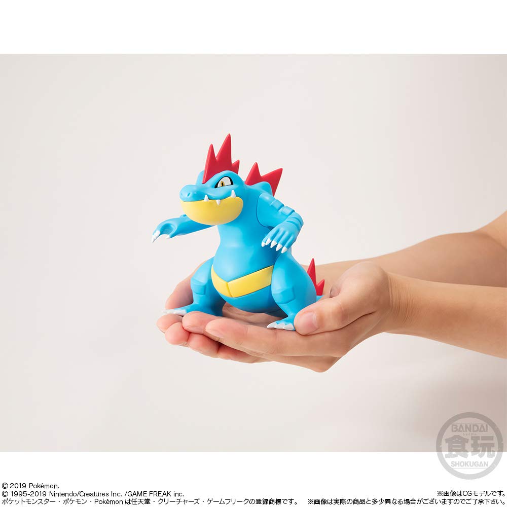 Pokemon Scale World Johto Region Feraligatr Candy (1 piece) Toy/Gum (Pokemon)