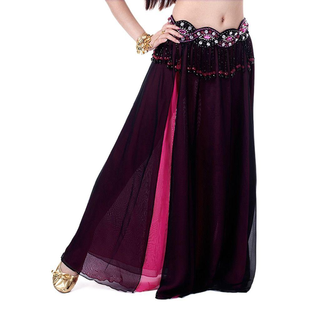 Chiffon Spanish Skirt Tassels Belly Dance Skirt Fashion Show Costumes Show Costumes
