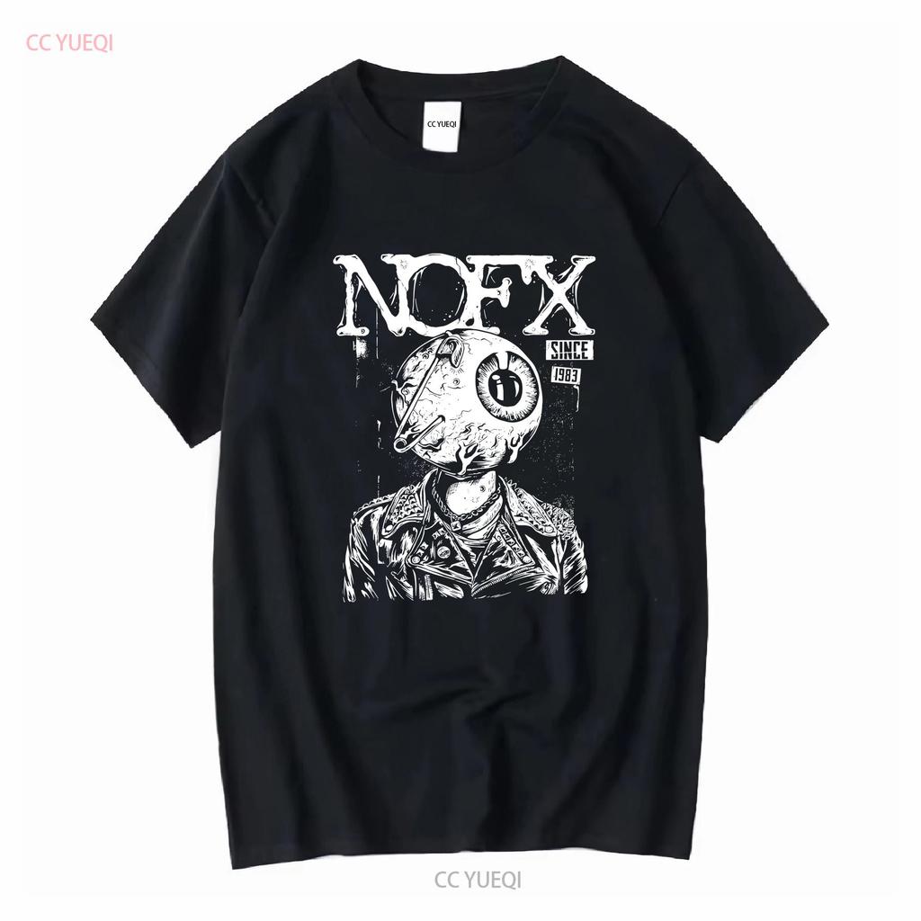 Nofx T Shirt Long Or Short Sleeves Vintage Washed Comfortable Stylish Casual Homme Breathable Streetwear Unisex Fashion