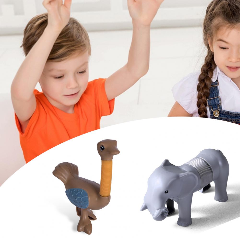 Telescopic Educational Tube Toy Stretchable Telescopic Tube Toy Set For Toddlers Shapes Fidget Toy Educational Gift For Kids