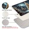 Christmas Tree Flannel Door Mat Carpet,Decorative Print Non-Slip Rug for Kitchen Living Room Bedroom Laundry Bathroom Home Decor