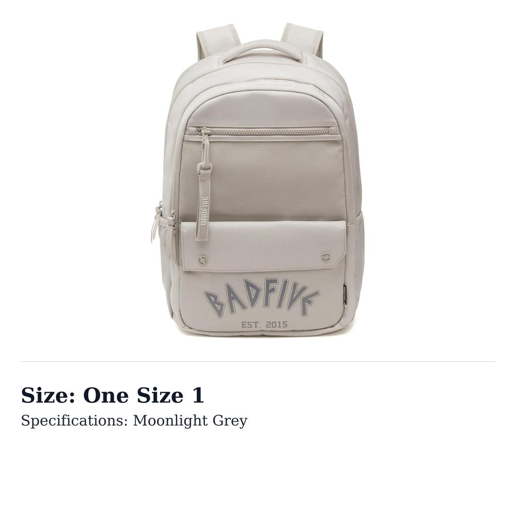 Li Ning Polyamide Backpack Regular Unisex Moonlight Gray ABST053-2