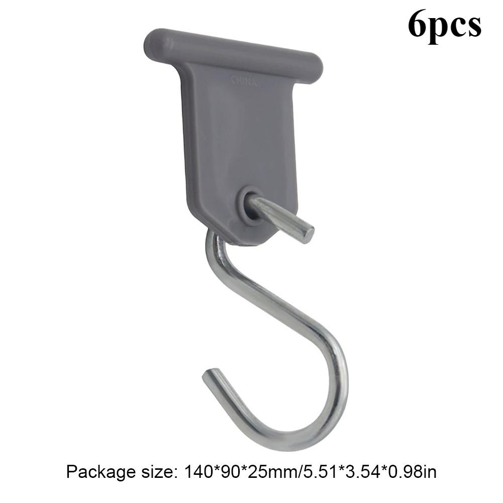 

8Pcs RV Awning Light Clip Steel Lights Camping Awning Hangers Clothes Party Lights Hanger RV Caravan Camper Accessories