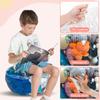 50/150/180L Transparent Children Plush Toys Storage Chair Cover Bean Bag With Zipper Lazy Sofas Seat Doll Tatami Storage Bags