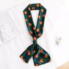 Thin and Narrow Long Small Silk Scarves Women's Foreign Style Fashionable and Versatile Sunscreen Silk Scarves Spring and Summer Scarves Scarves