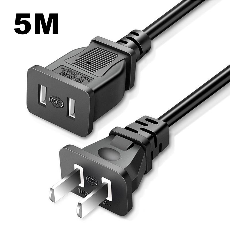 2M 5M 10M US-Stecker AC-Netzstecker Kabel TV PC Laptop Stromversorgungskabel Kupfer-Ladekabel