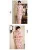 Jinxiu Yifen Se Sleeveless Qipao: Summer 2025 Plus-Size Slimming Dress for Women