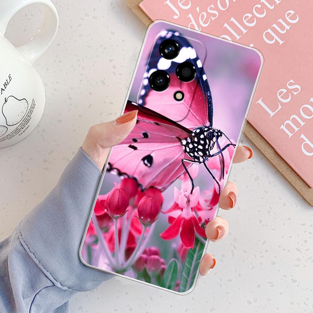 For Honor 200 Lite Case For Honor200Lite Cover Shockproof Clear Soft Silicone Phone Case on Huawei Honor 200 Lite Fashion Funda