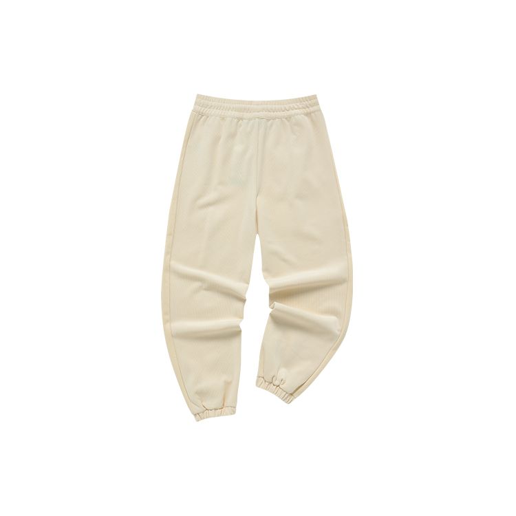 Fila Fusion Embroidered Logo Knitted Cuffed Sports Pants Women Bottoms White T11W142808FIV
