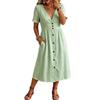1116 European, American spring and summer new women's clothing casual loose fashion short sleeves, women's casual loose anti-hemp