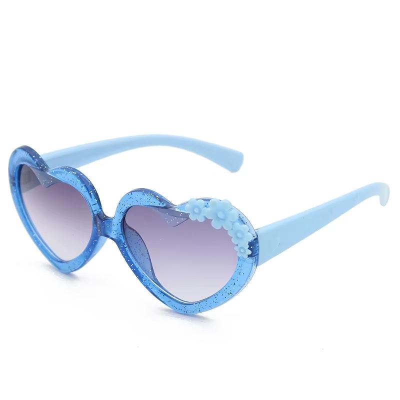 Girls Boys Cute Cartoon Flower Sunglasses Outdoor Sun Protection Children Lovely Vintage Glasses Protection Classic Kids Eyewear