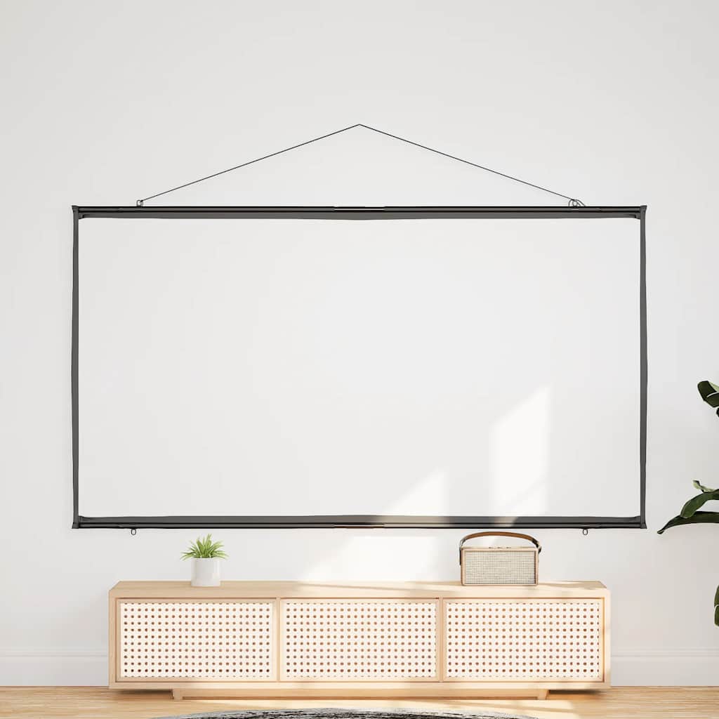Projection Screen Wall Mounted 90 inch 16:9 Aspect Ratio