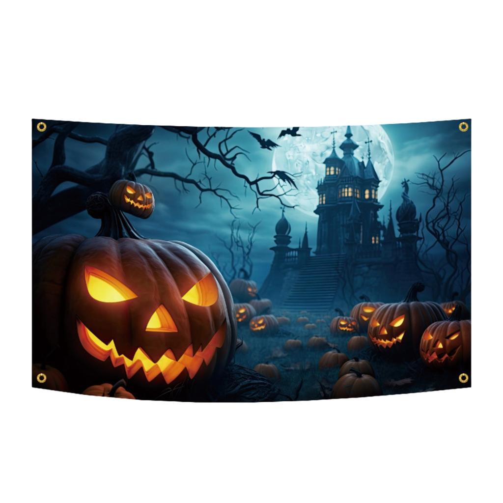 Halloween Banners, Party Decorations, Flags, Background Cloths