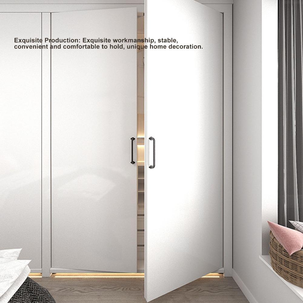 Wall Mount Barn Door Handle Carbon Steel Grab Bar Durable Cabinet Handle Barn Shed