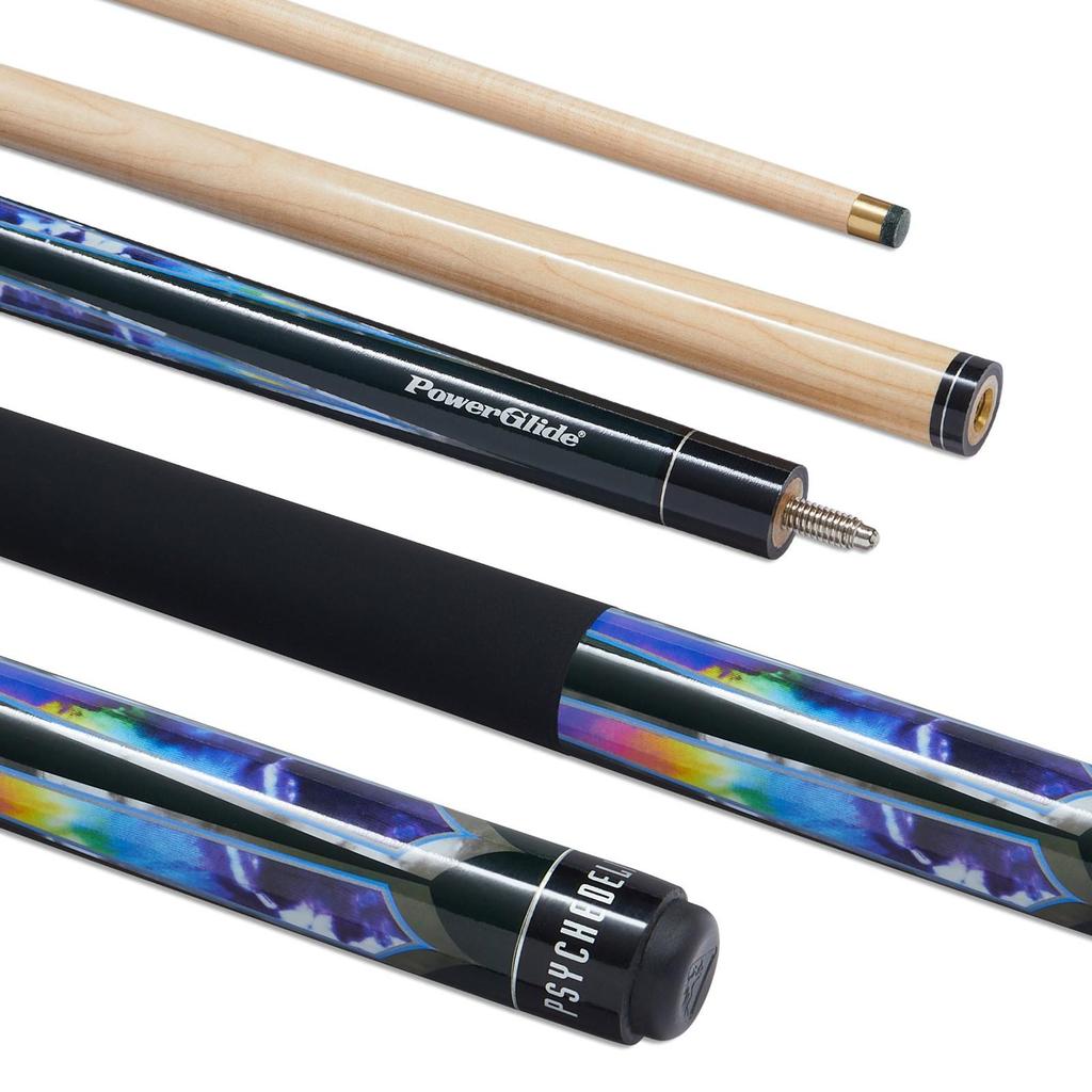 PowerGlide Psychedelic Two Piece Pool Cue
