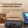 Rockmia Fresh New 30W RGB Wireless Bluetooth 5.3 Portable Stereo Music Boombox Speaker with RGB Light EBS-617 Waterproof