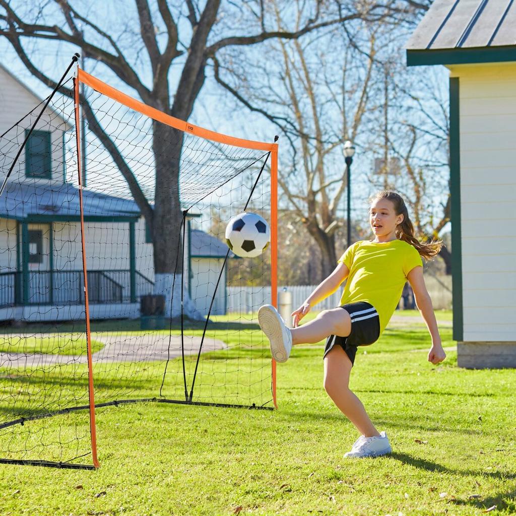 12x6 Ft Portable Soccer Goal Kids Soccer Net Carry Bag Backyard Training