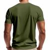Men's V-Neck Quick-Dry Breathable Casual Sports Short Sleeve T-Shirt.