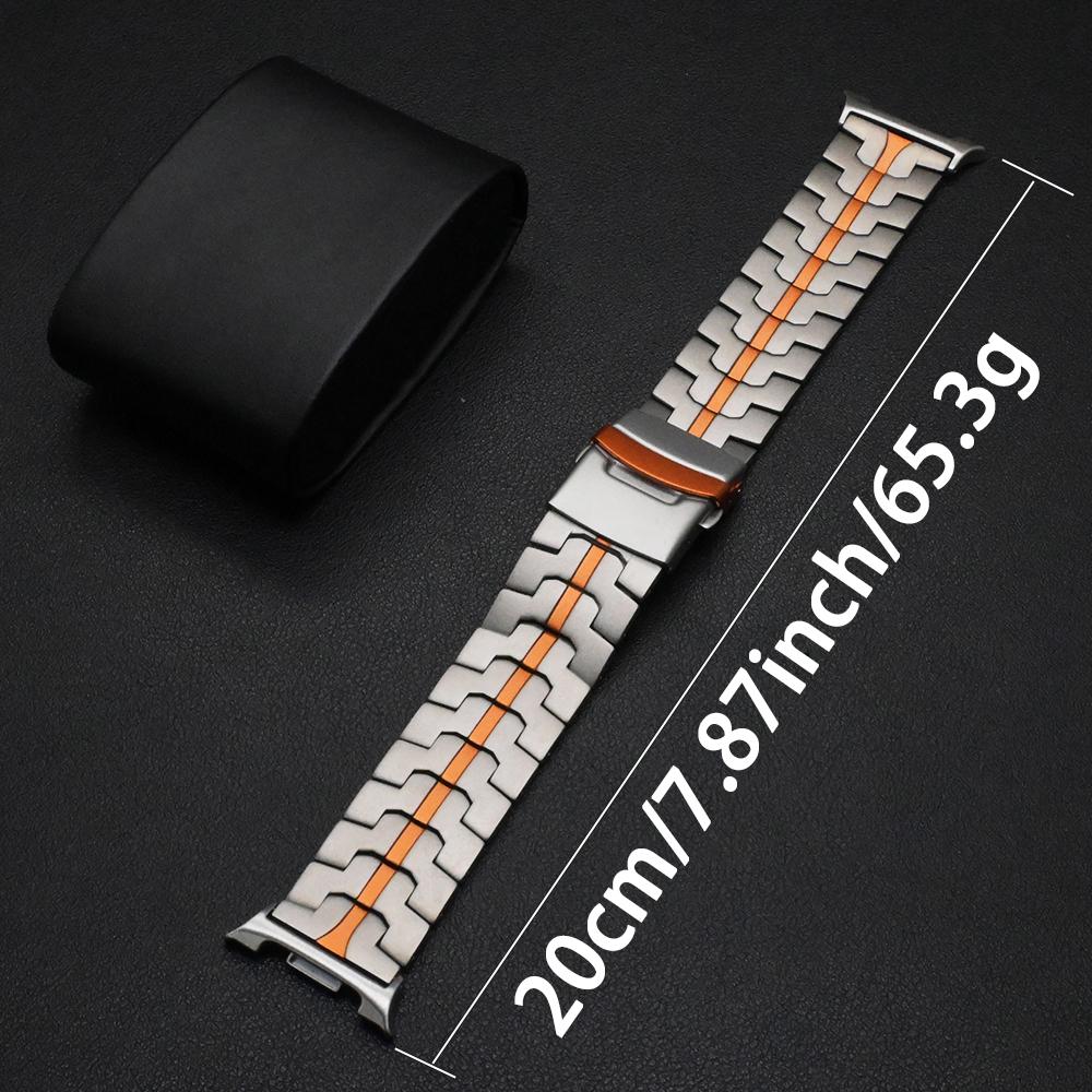Titanový pásek pro Samsung Galaxy Watch 8 Classic 46mm Ultra 2025 47mm 2024 Luxusní náramek pro Galaxy Watch 8 7 6 5 44mm 40mm