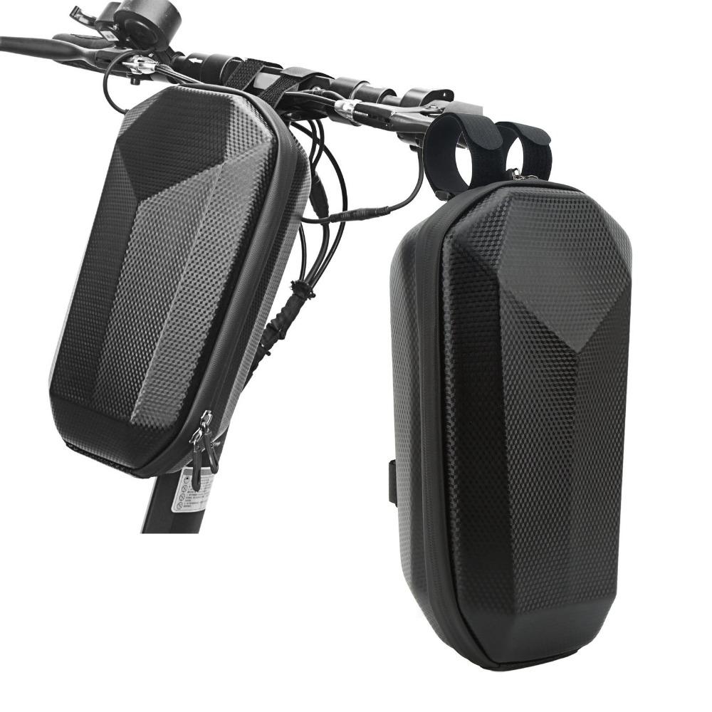 Waterproof Electric Scooter Bag EVA+PU Scooter Handlebar Bag Scooter Front Backpack  Travel Storage