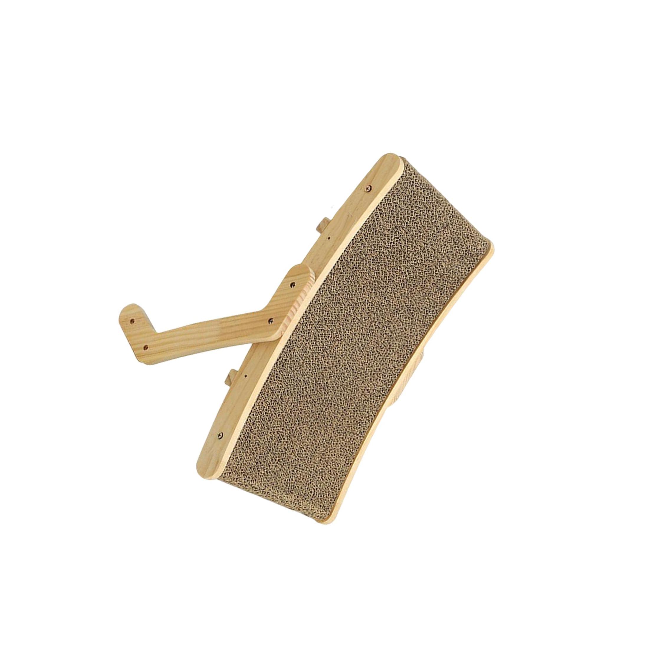 Cat Scratcher Pad Interactive Play Toy Grinding Claw Scraper for Kitty 43.5cmx25cm