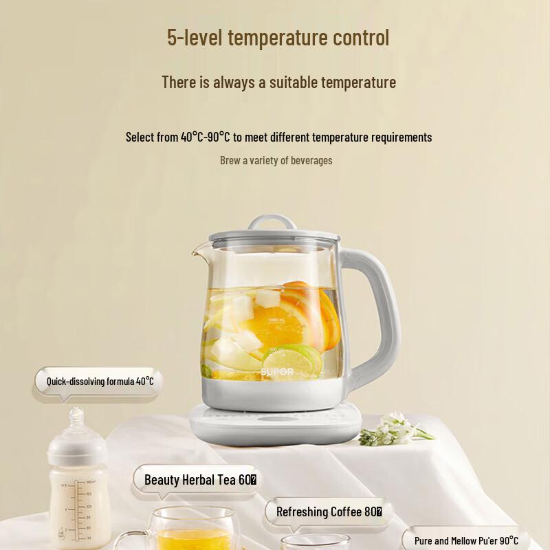 SUPOR ZMD 1.5L Multi-Functional Health Kettle CN Plug (adapter Included)