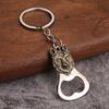 Lightweight Metal Bottle Opener Keychain Frog Wolf Turtle Lion Shape Mini Pocket Beer Opener Suitable for Outdoor Picnic
