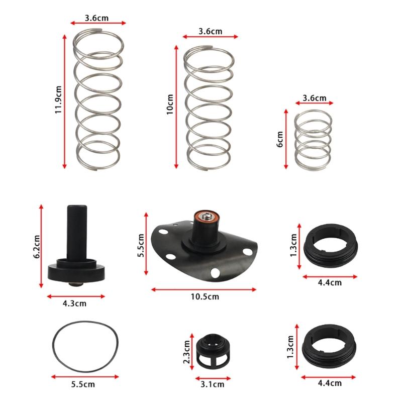 Spring Faucet Repair Kit 3/4" to 1" Design quicks Responses Longevity in High Use Environment