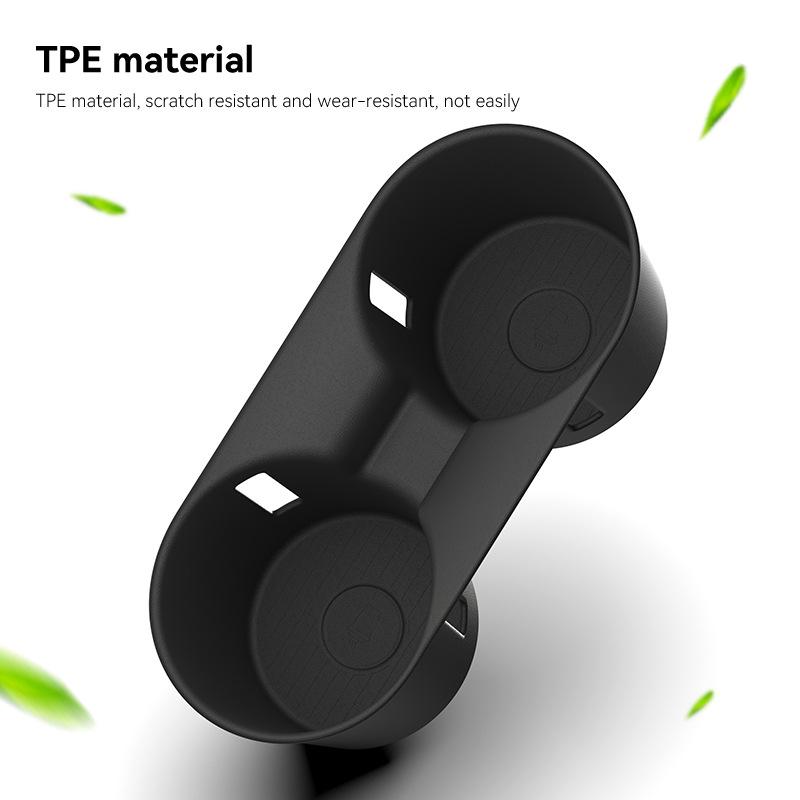 For 2025 Kia SOUL Central Control Water Cup Seat Shock Absorption Sleeve Limit Beverage Storage Seat Water Cup Drink Rack