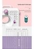 Compact Lockstitch Electric Sewing Machine with Foot Pedal - Multifunctional for Thick Fabrics
