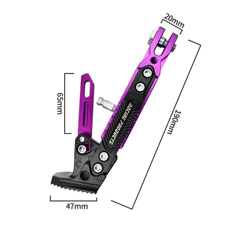 Βάση στήριξης ποδιού με ρυθμιζόμενη βάση στήριξης ποδιού για ηλεκτρική μοτοσικλέτα σταντ στήριξης ποδιού στο πλάι