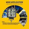 Led Work Light Aluminum Alloy Housing 10.8*10.8*2.5cm 4in LED Work Light 3000LM Luminous Flux Heat Dissipation Aluminum Body