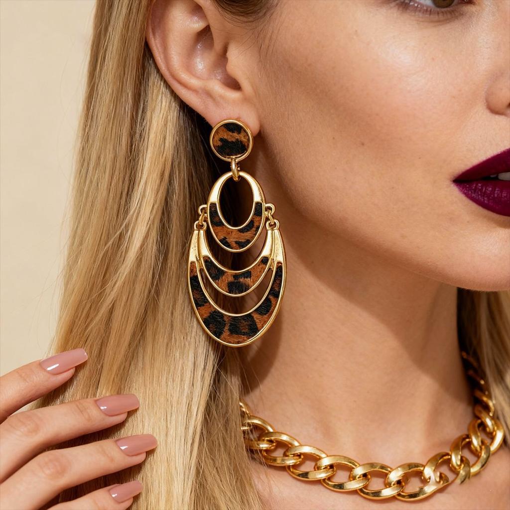 Boucles d'oreilles pendantes tendance pour les bijoux pour femmes