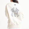 New MLB Sweatshirts Unisex Ivory White 3AMTM0121-50CRS