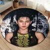 KimMingyu Round Area Rug,Carpet Rug for Living Room Bedroom Sofa Playroom Decor,Non-slip Floor Mat