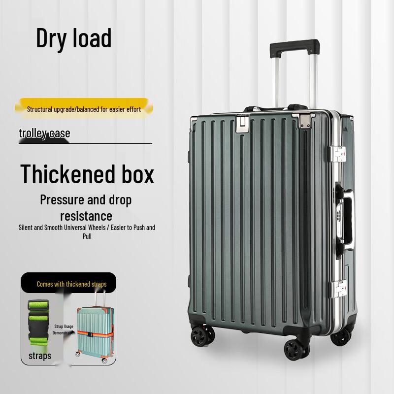 

Man Doctor Vertical Stripe Aluminum Luggage 20