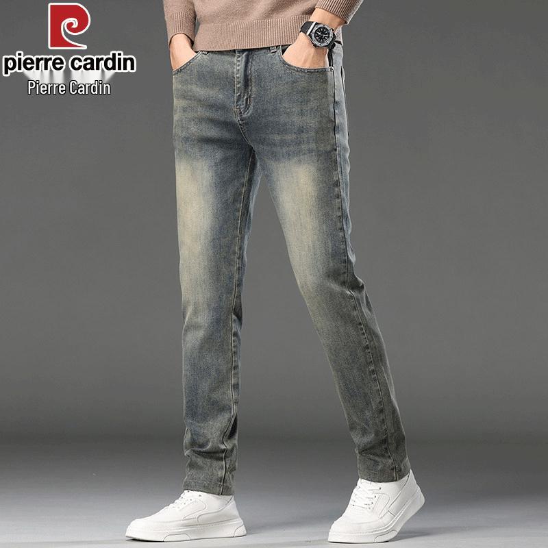 Pierre Cardin Men's Straight Fit Stretch Jeans